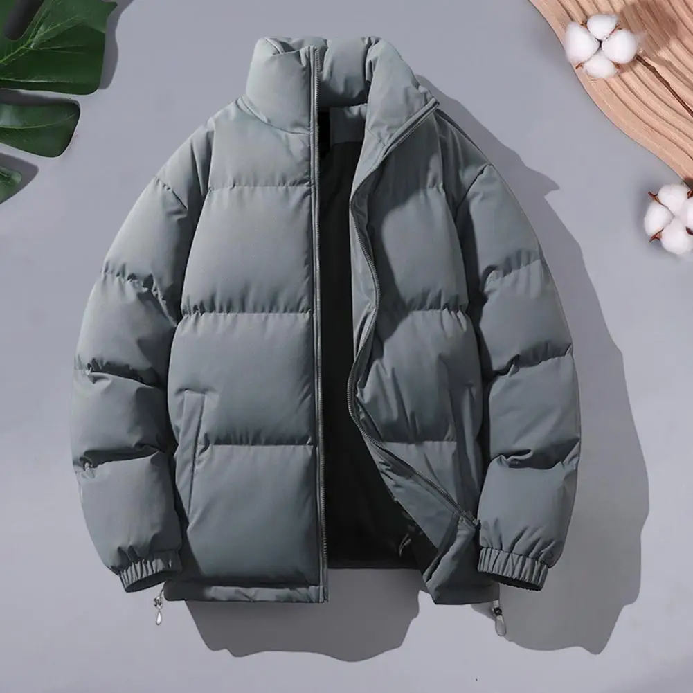 Puffrix - Pufferjacke Herren – Warme Steppjacke mit Reißverschluss und Stehkragen