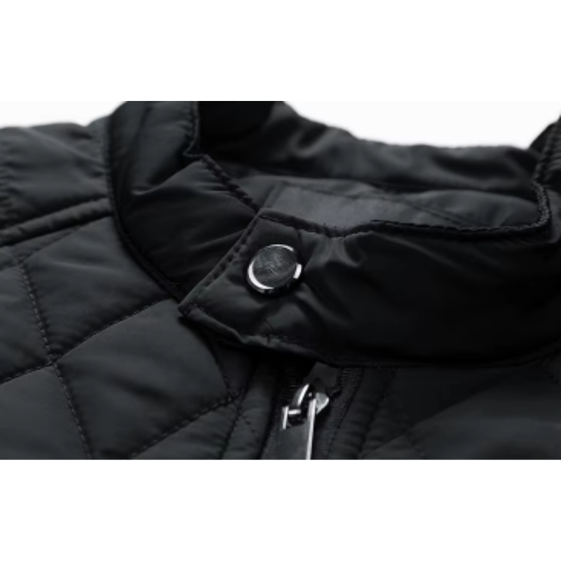 Ventrix - Gewattierte Jacke Herren – Steppjacke mit Reißverschlüssen und Stehkragen