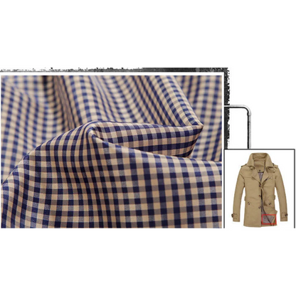 Charman - Langer Mantel Herren – Eleganter Trenchcoat mit Knopfleiste