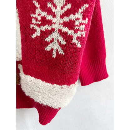 Sweevor - Weihnachtspullover mit Rentier-Motiv und festlichem Strickdesign