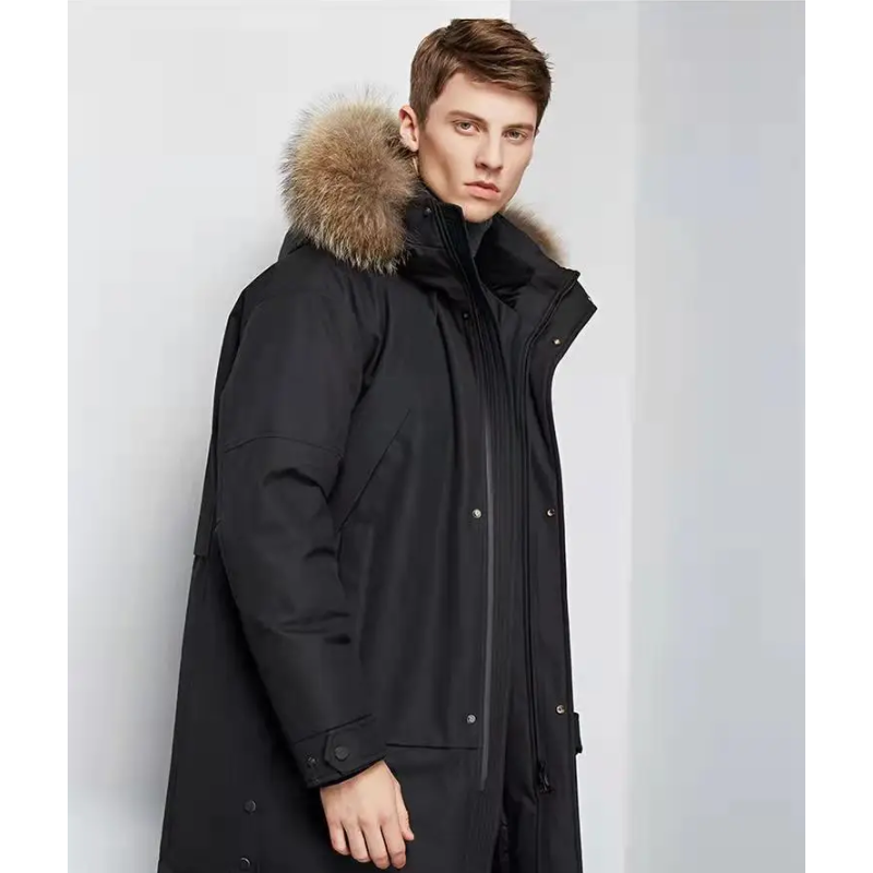 Wintru - Parka Winterjacke Herren – Mit Fellkapuze, Warm, Wind- und Wasserfest