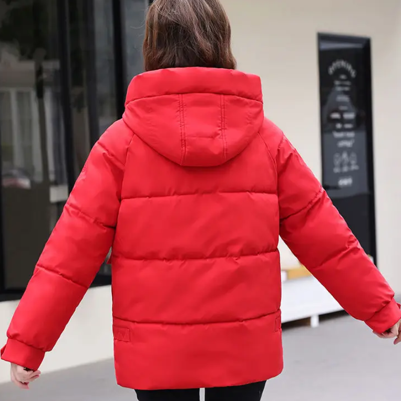 MonAmi - Parka Winterjacke Damen mit Kapuze, dick gefüttert und wasserabweisend