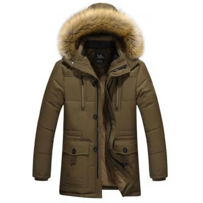 Wintero - Parka Winterjacke Herren mit Kapuze, warmem Futter und Taschendesign