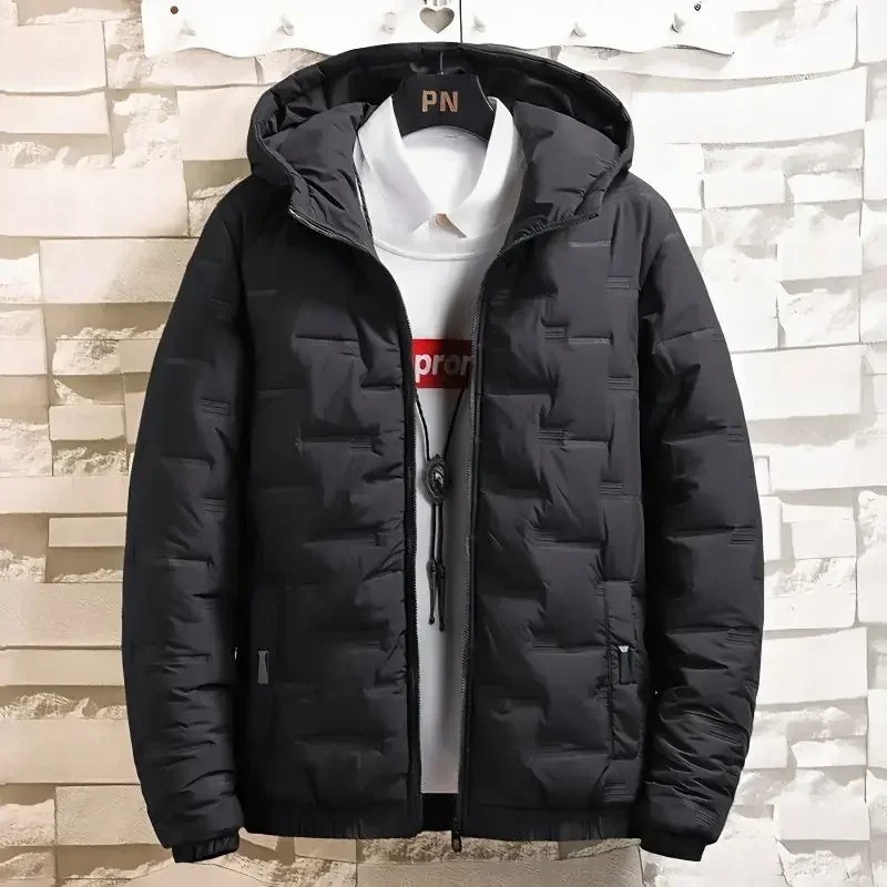 Stormex - Steppjacke Herren mit Kapuze - Winterjacke Warm und Leicht