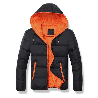 Nordrak - Puffer Jacke Herren - Leichte Winterjacke mit Kapuze und Reißverschluss