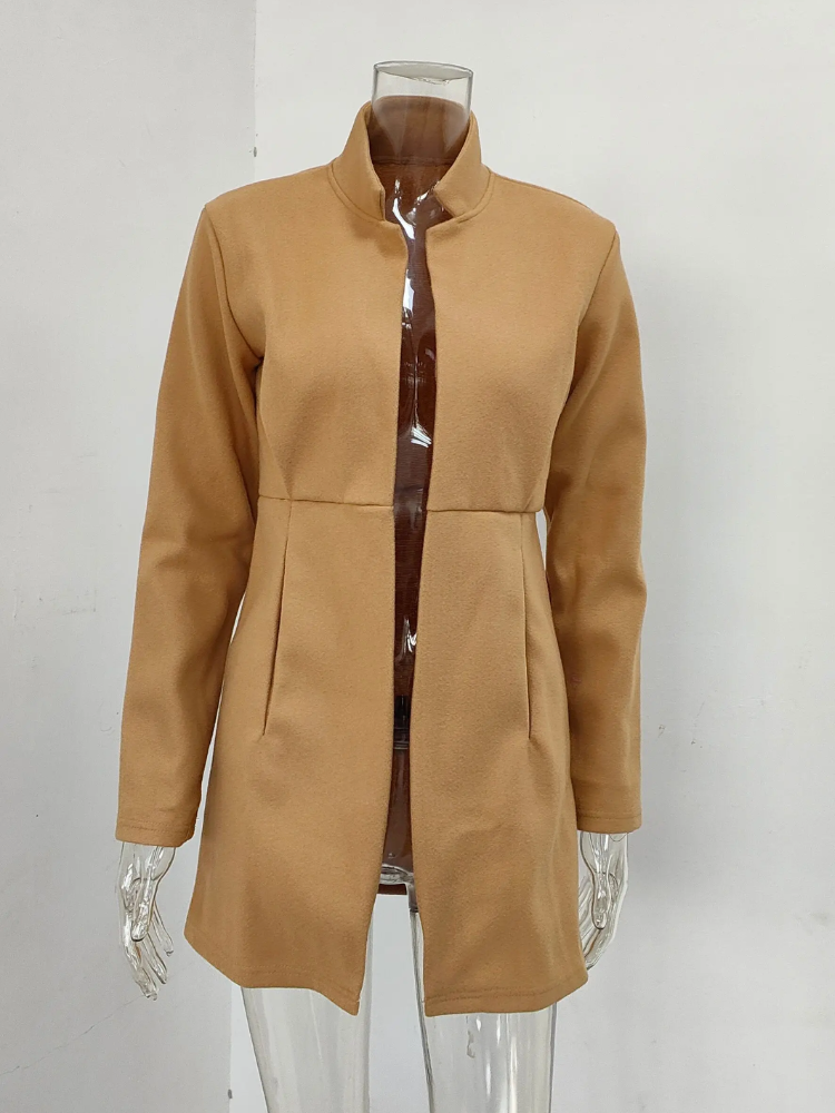 Urbanna - Damenmantel Jacke - Moderner Kurzmantel mit Elegantem Schnitt und Taschen