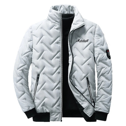 Nordlok - Puffer Jacke Herren - Winterjacke mit Stehkragen und Reißverschlusstaschen