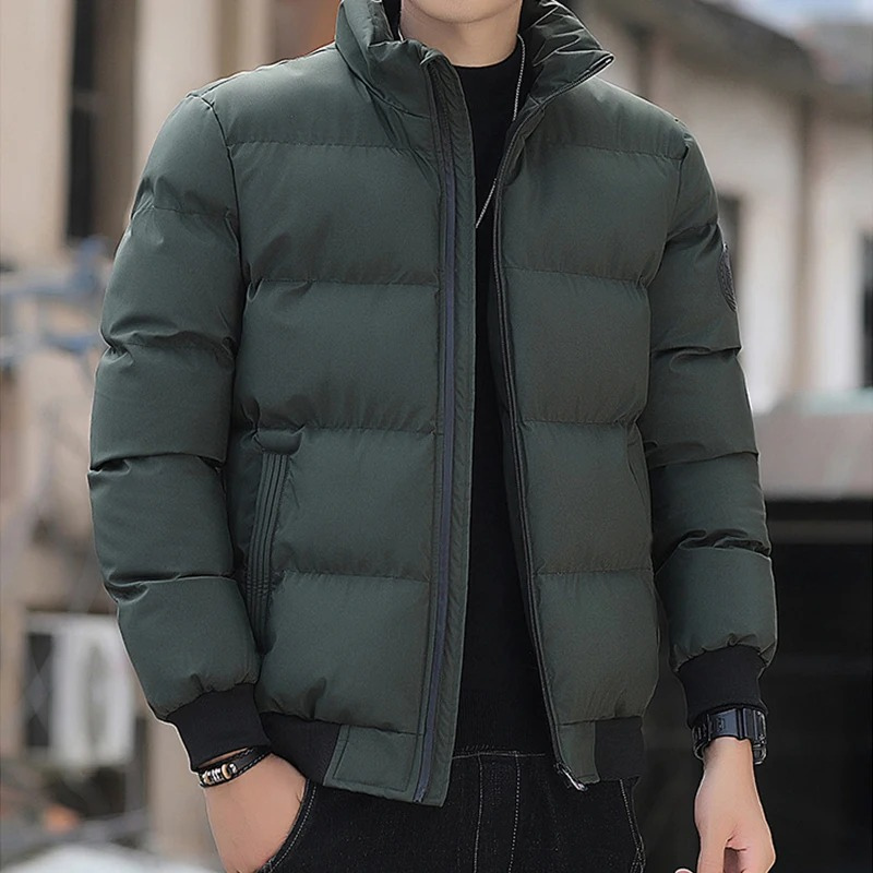 Stepion - Steppjacke Herren mit Stehkragen – Warme Winterjacke mit elastischen Bündchen