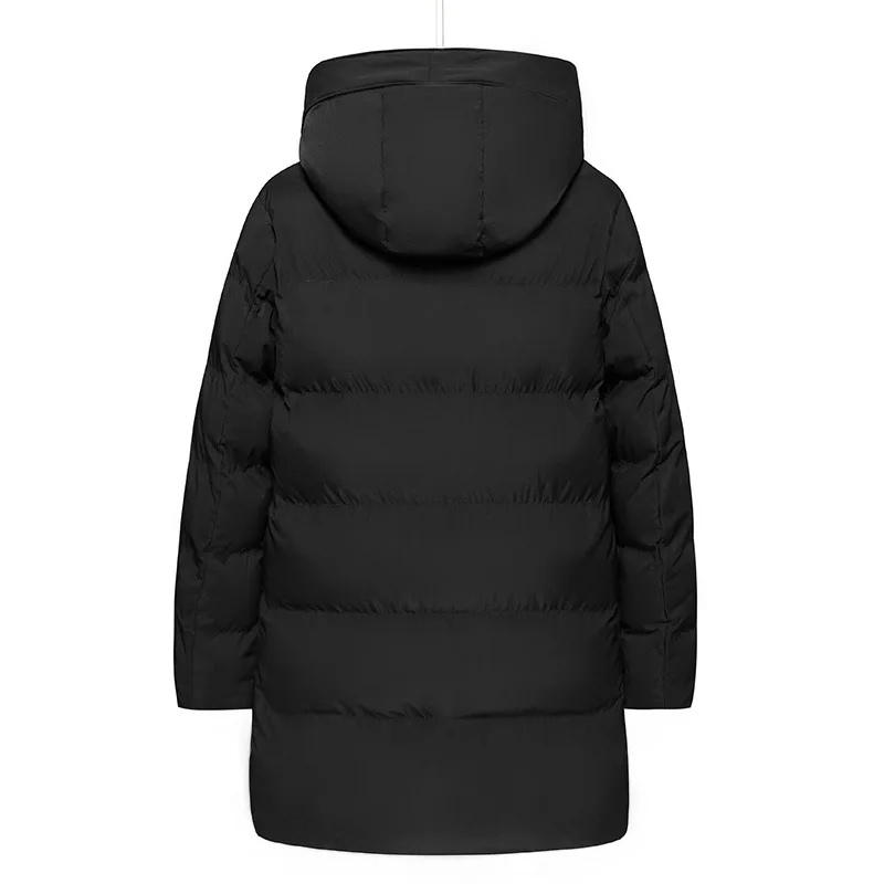 Novador - Langer Wintermantel Herren – Gefütterte Outdoor-Jacke mit Kapuze