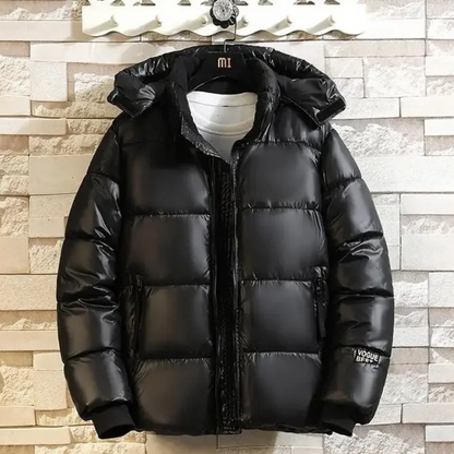 Starkon - Puffer Jacke Herren - Warme Steppjacke mit Kapuze für Winter