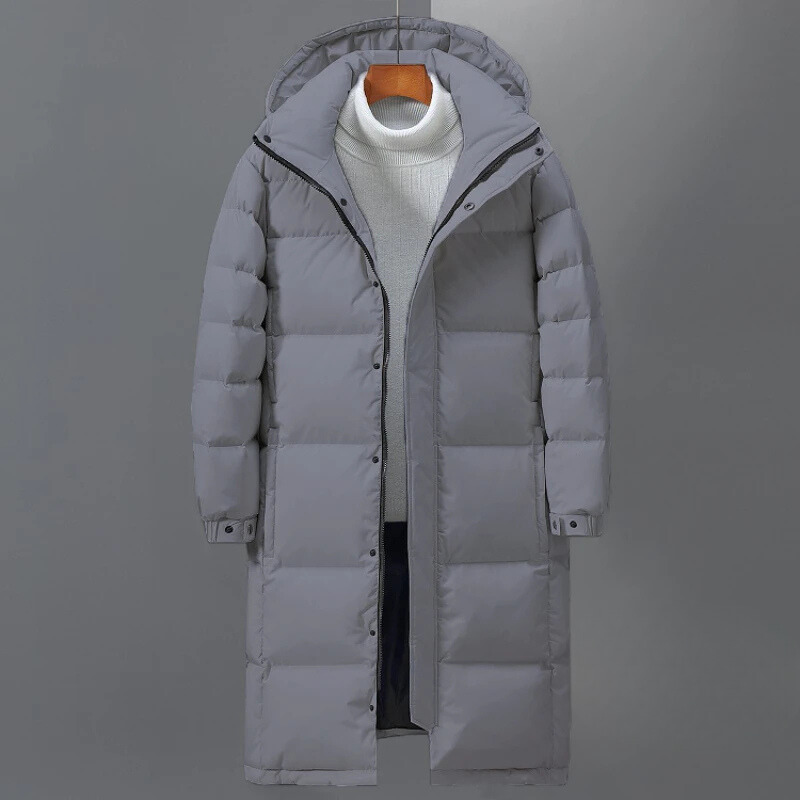 Solltan - Mantel Herren Lang - Stilvolle Winterjacke, Dick Gepolstert, Sportlich