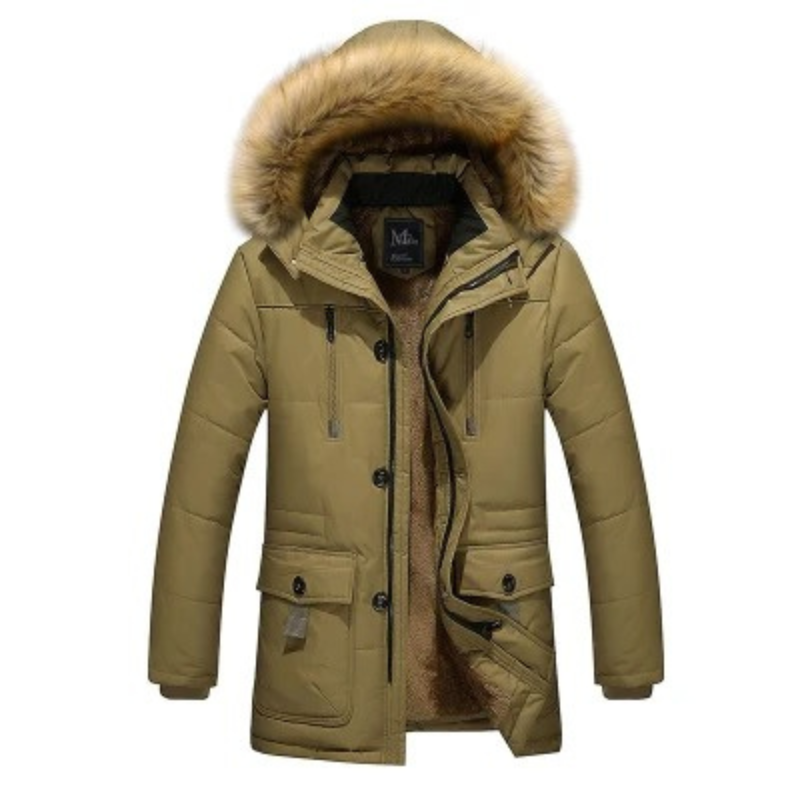 Wintero - Parka Winterjacke Herren mit Kapuze, warmem Futter und Taschendesign