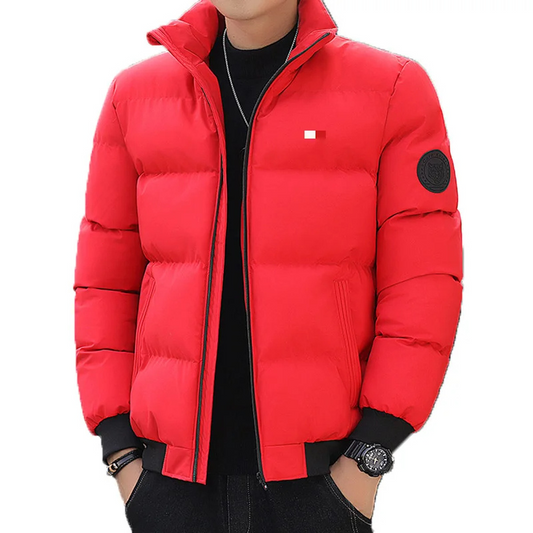 Voltero - Puffer Jacke Herren - Warme Winterjacke mit Stehkragen und Reißverschluss