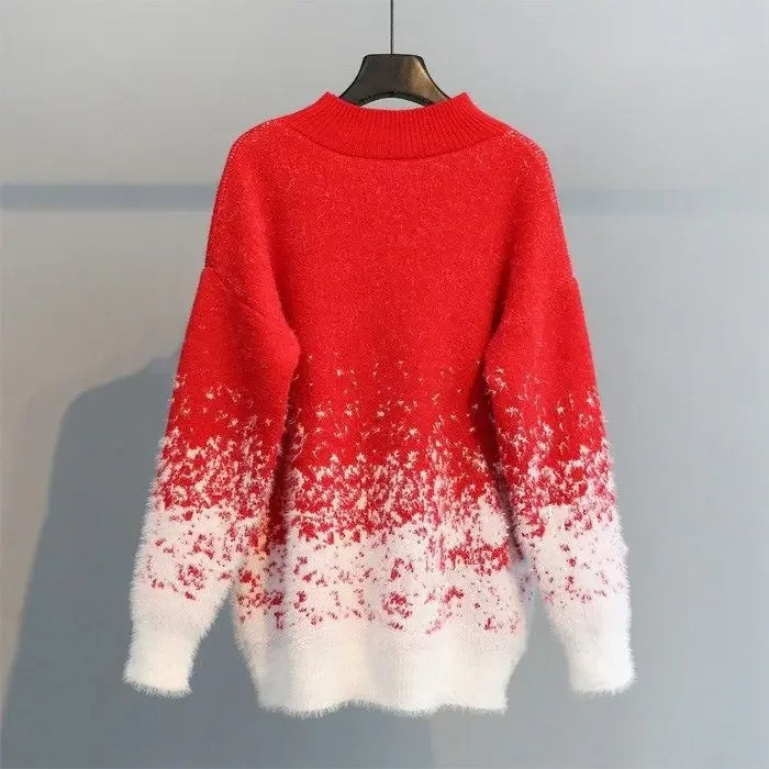 Snoweve - Weihnachtspullover mit Schneeflocken-Motiv, Kuscheliger Winterpullover