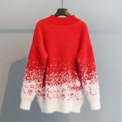 Snoweve - Weihnachtspullover mit Schneeflocken-Motiv, Kuscheliger Winterpullover