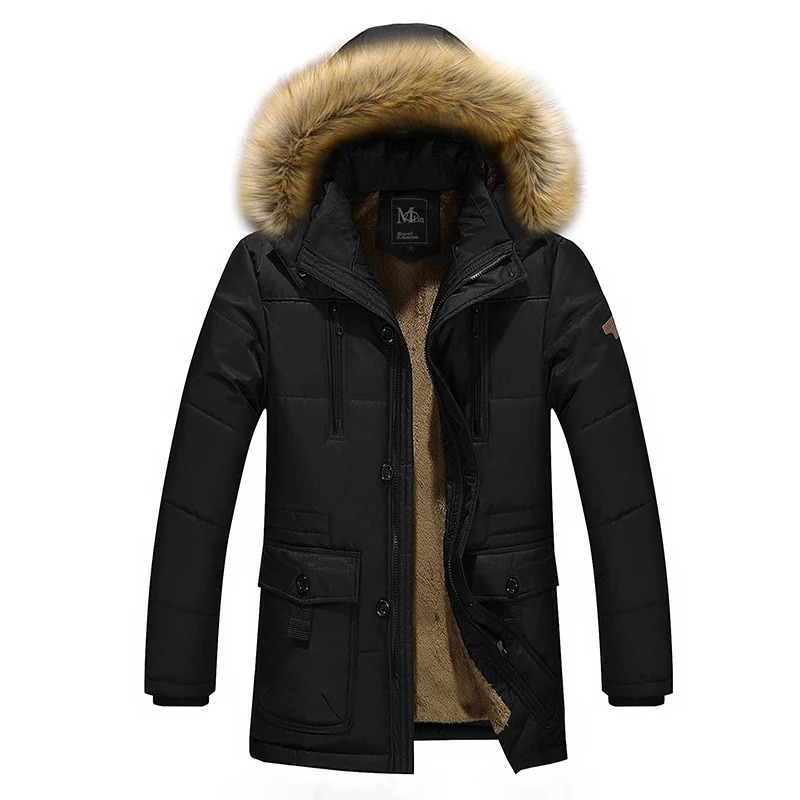 Wintero - Parka Winterjacke Herren mit Kapuze, warmem Futter und Taschendesign