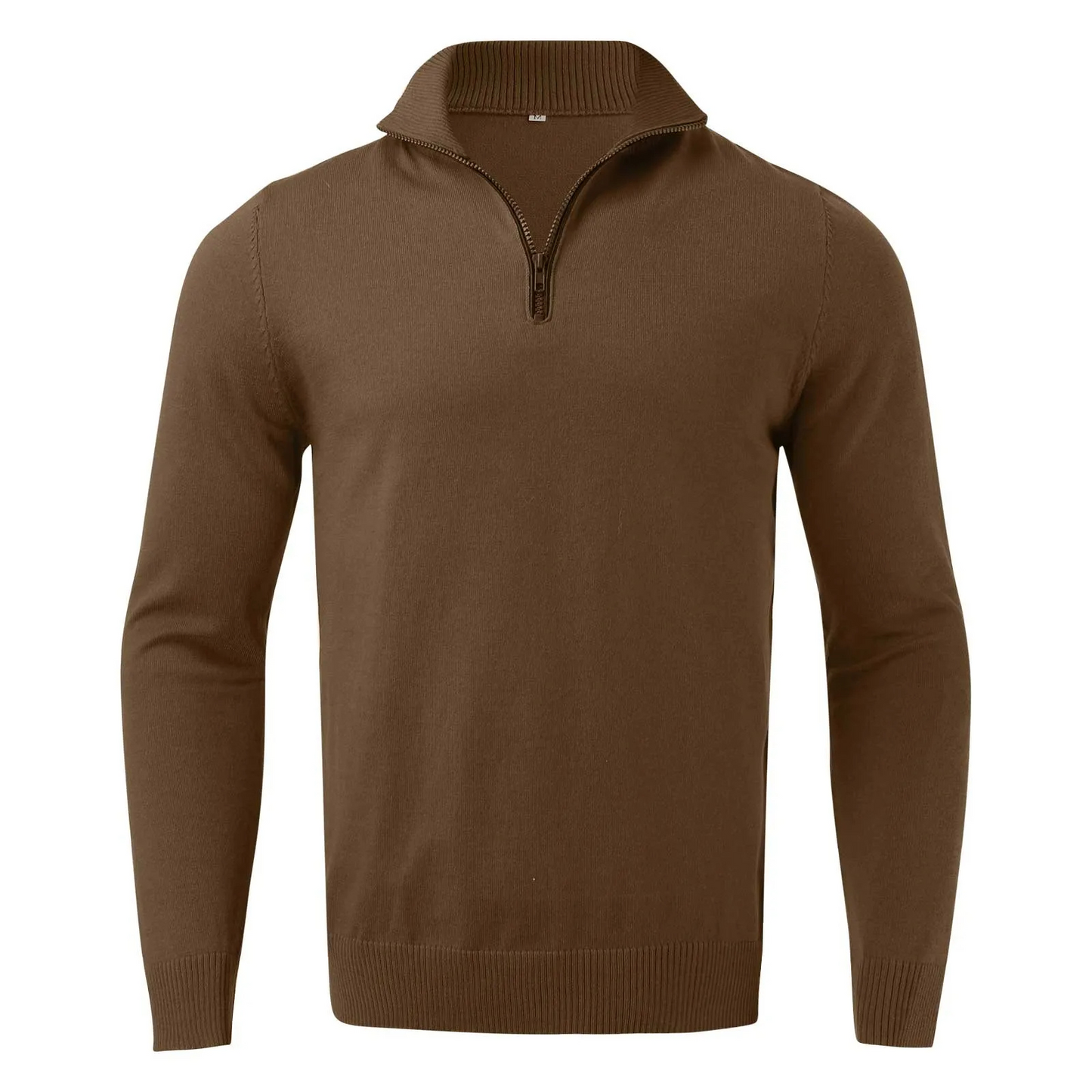 Carter & Mason Herren Half-Zip Wollpullover – Lässiger Strickpullover Jumper