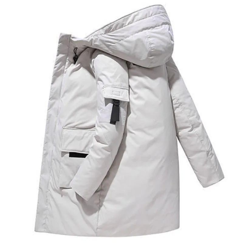 Winfort - Parka Winterjacke Herren mit Kapuze, winddichtem Design und Multifunktionstaschen