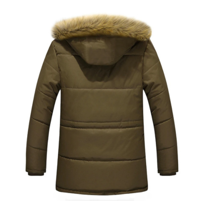 Waldfal - Parka Winterjacke Herren mit Kapuze, Fleecefutter und robustem Design