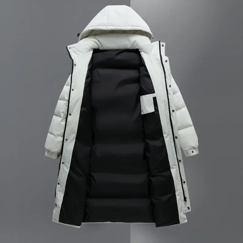 Solltan - Mantel Herren Lang - Stilvolle Winterjacke, Dick Gepolstert, Sportlich