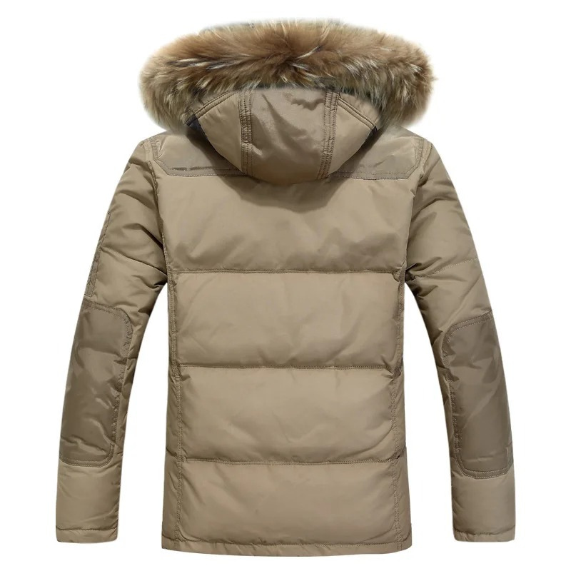 Wintrak - Parka Winterjacke Herren mit abnehmbarem Fellkragen und warmem Futter