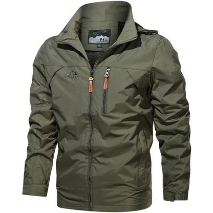 Wintero - Wintermantel Männer, Leicht, Winddicht, Reißverschluss, Outdoor Jacke