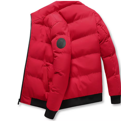 Stepion - Steppjacke Herren mit Stehkragen – Warme Winterjacke mit elastischen Bündchen