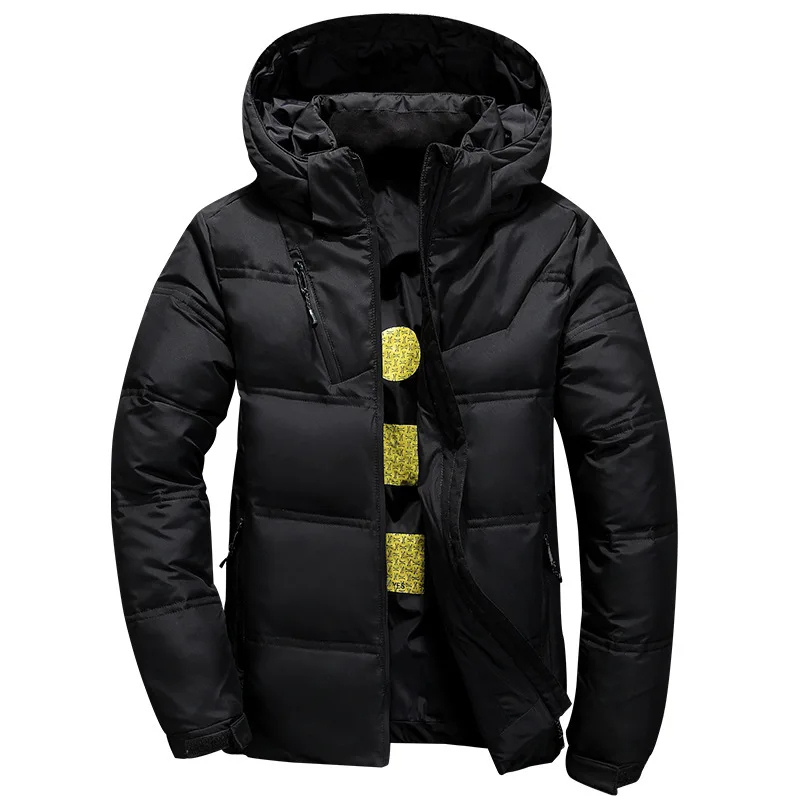 Stolzer - Daunenjacke Herren mit Kapuze – Warme Winterjacke, Gepolsterter Mantel