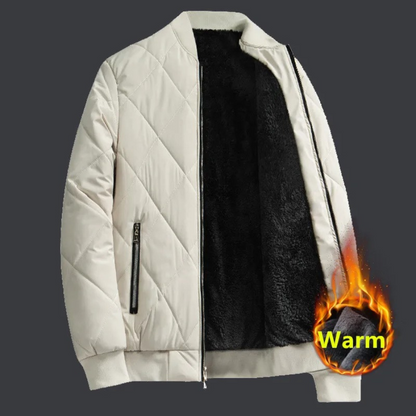 Bergion - Gewattierte Jacke Herren - Warm, Mit Fleece-Innenfutter, Wintertauglich