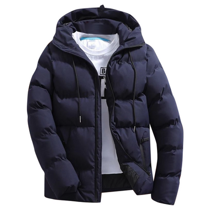 Belfron - Puffer Jacke Herren - Warme Kapuzenjacke für Winter, Leicht & Atmungsaktiv