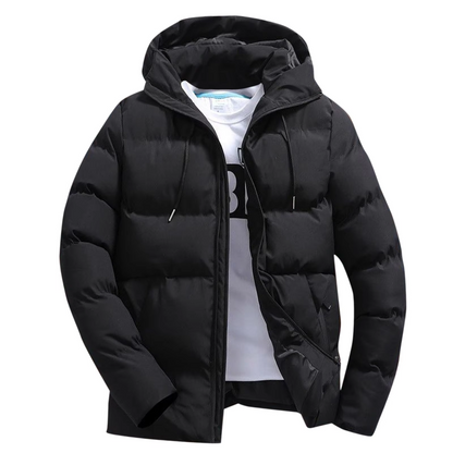 Belfron - Puffer Jacke Herren - Warme Kapuzenjacke für Winter, Leicht & Atmungsaktiv