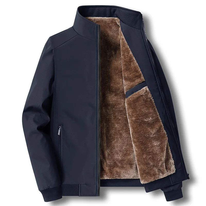 Quilmen - Steppjacke Herren – Wärmende Winterjacke mit Fleece-Innenfutter