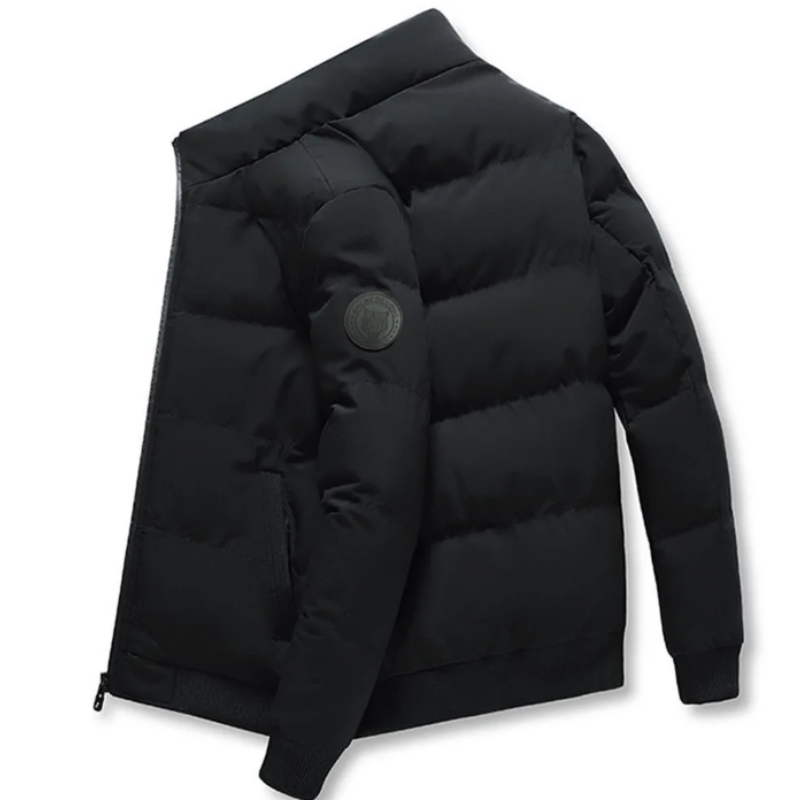 Stepion - Steppjacke Herren mit Stehkragen – Warme Winterjacke mit elastischen Bündchen