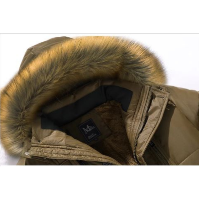 Waldfal - Parka Winterjacke Herren mit Kapuze, Fleecefutter und robustem Design