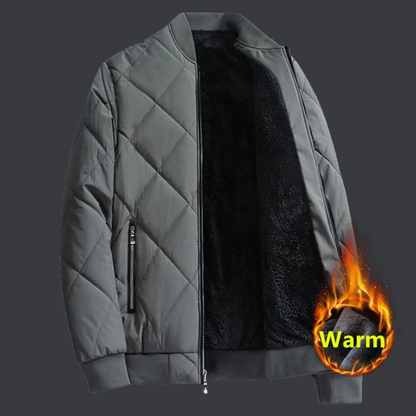 Bergion - Gewattierte Jacke Herren - Warm, Mit Fleece-Innenfutter, Wintertauglich