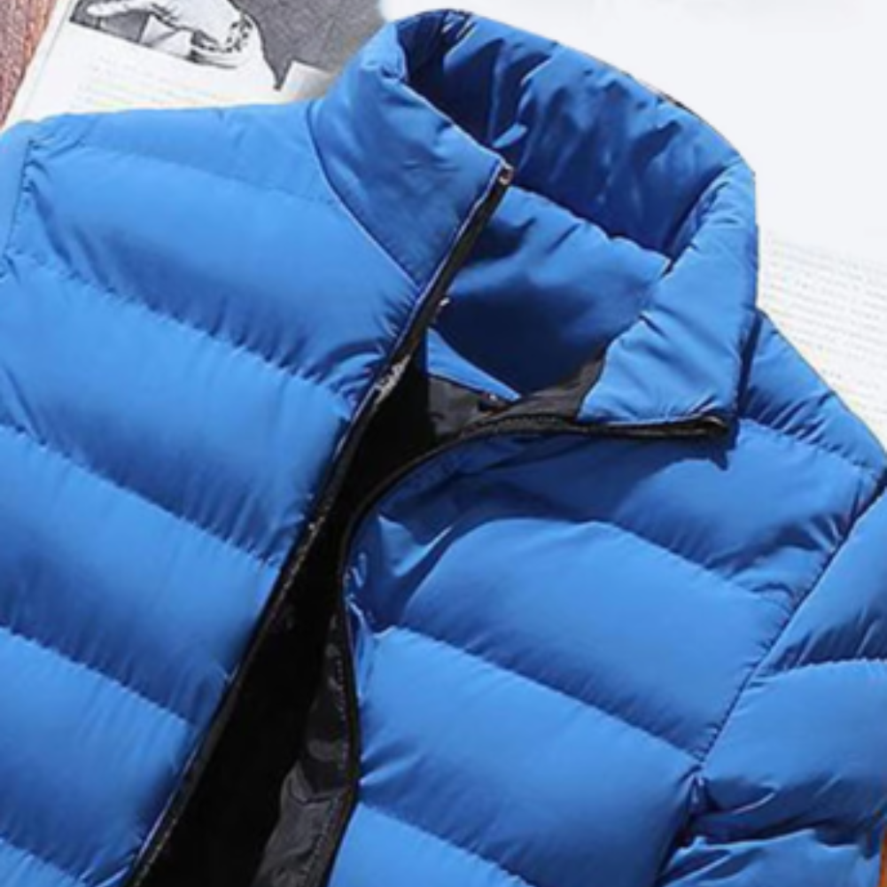 Snowlex - Gewattierte Jacke Herren – Ultraleichte Steppjacke mit Stehkragen