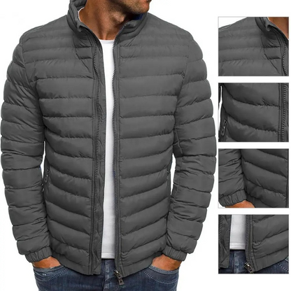 Vinturo - Pufferjacke Herren – Leichte Steppjacke mit Reißverschluss für Winter